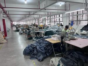 camping tent production room