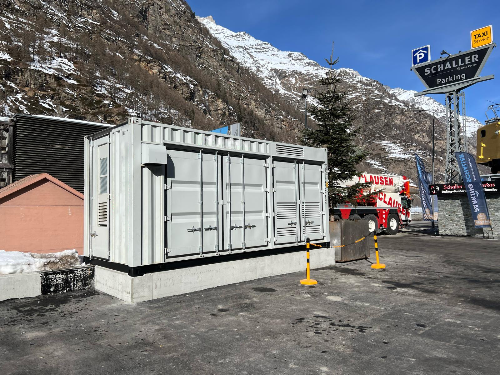 off grid solar power system installation site