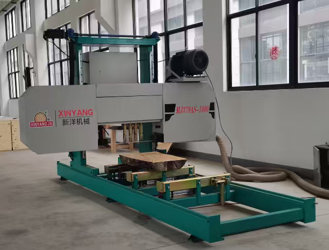 Woodworking horizontal band saw machine MJ379AS