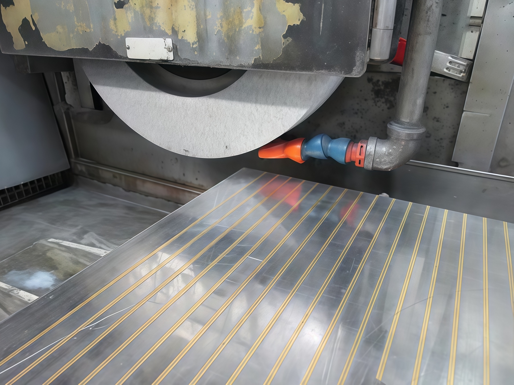 Industrial grinding machine used for precision ceramic grinding operations