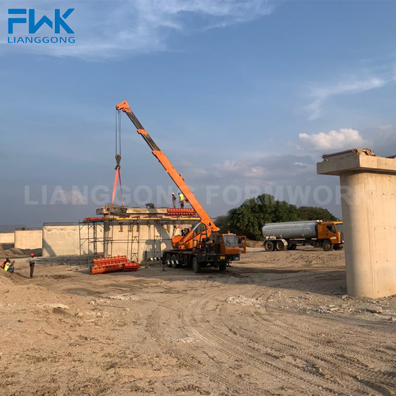 Bridge project in Tanzania using H20 Timber Beam Formwork and Curved Steel Formwork