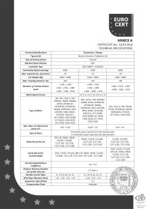 EU TYPE-EXAMINATION CERTIFICATE