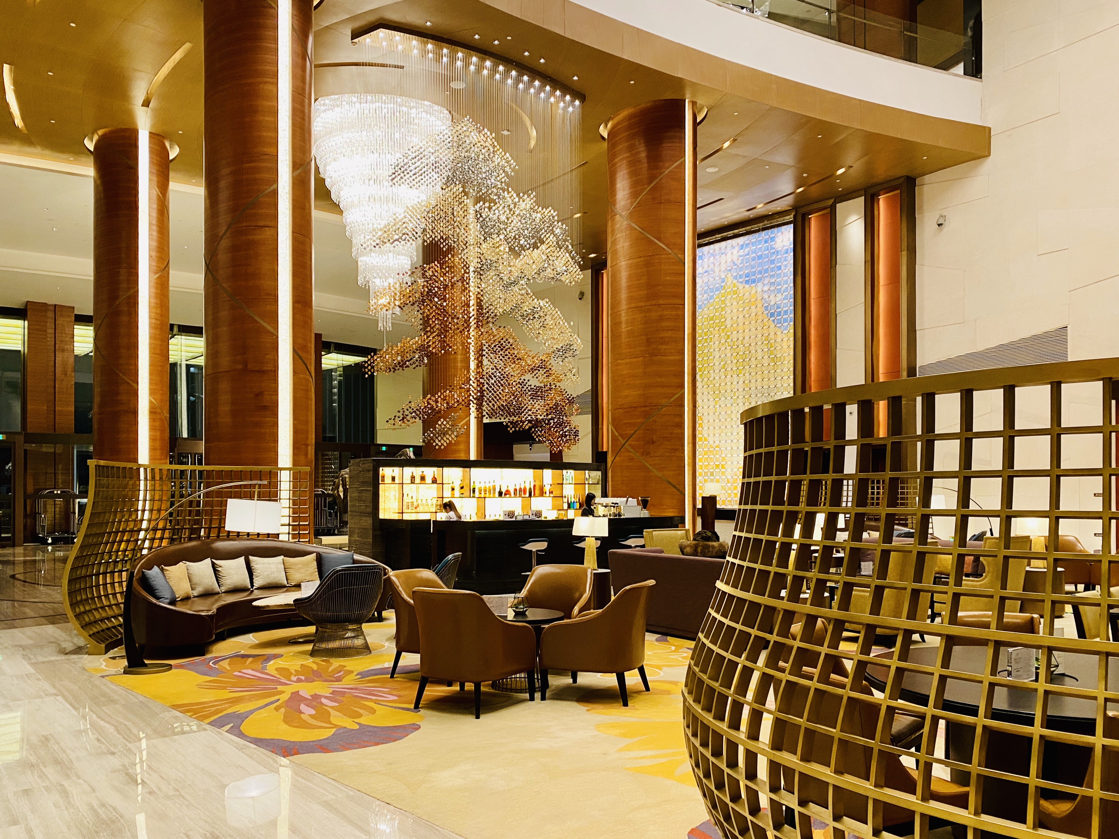Luxury hotel public area lounge furniture set - example of custom hotel furniture