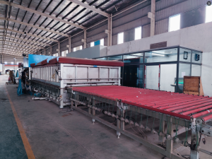 Double Curved Tempering Line