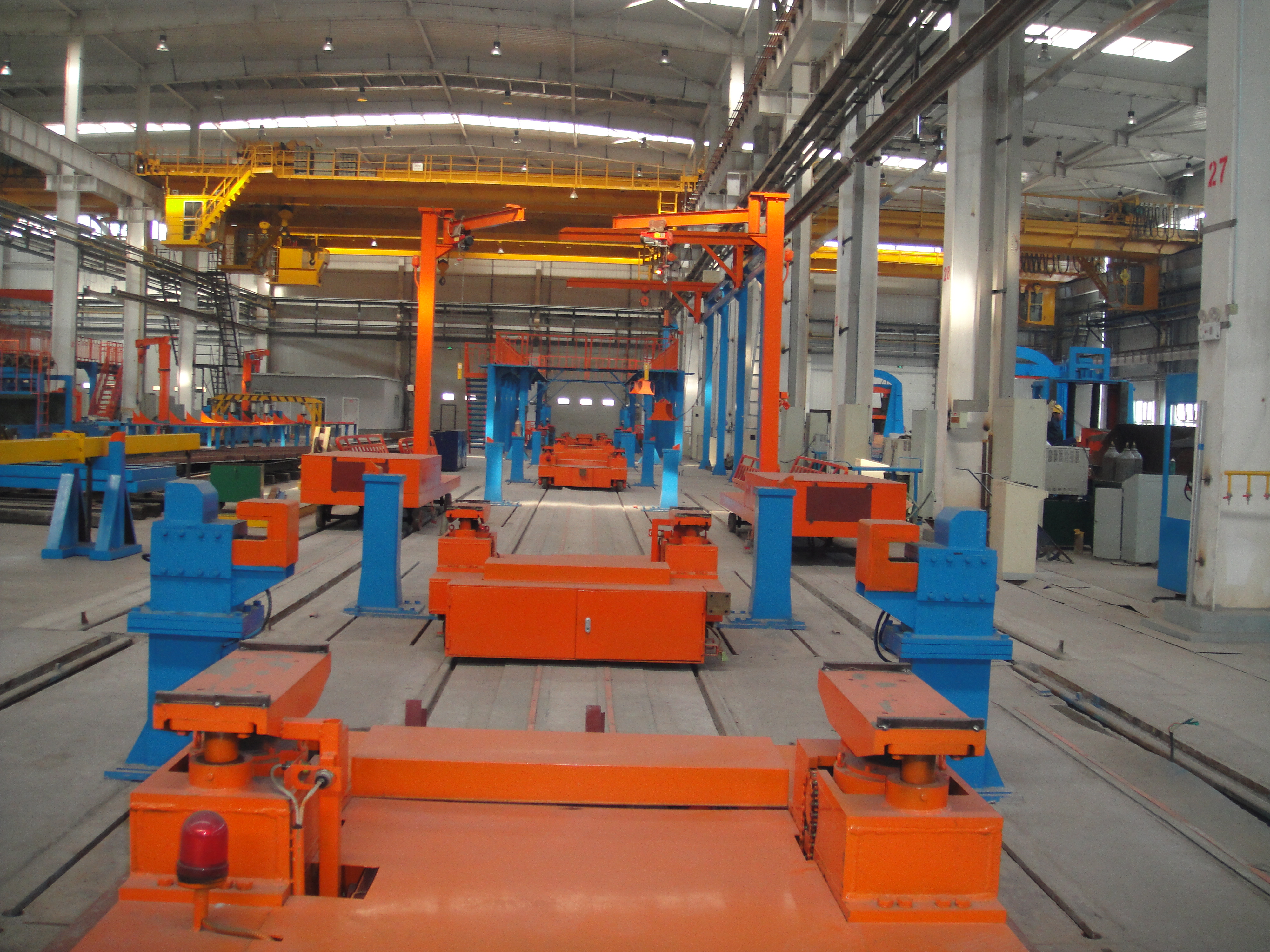 Core Lamination Assembly Production Line - typical application for JWM screw jacks