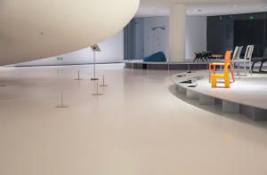Commercial microcement floor