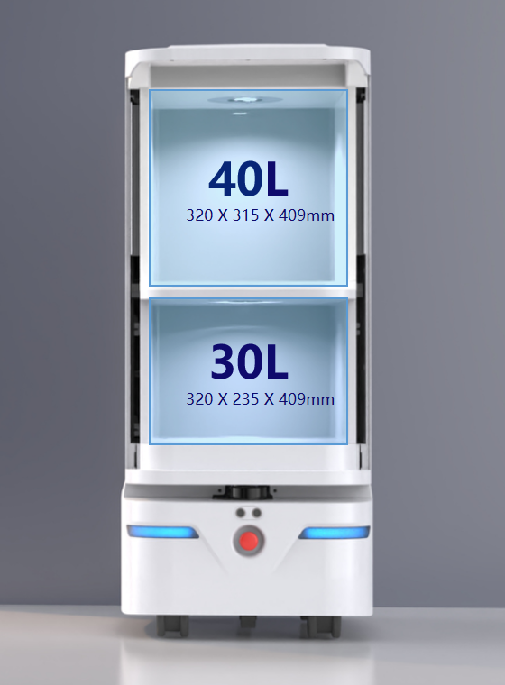 Hotel delivery robot 10.1-inch HD interaction screen