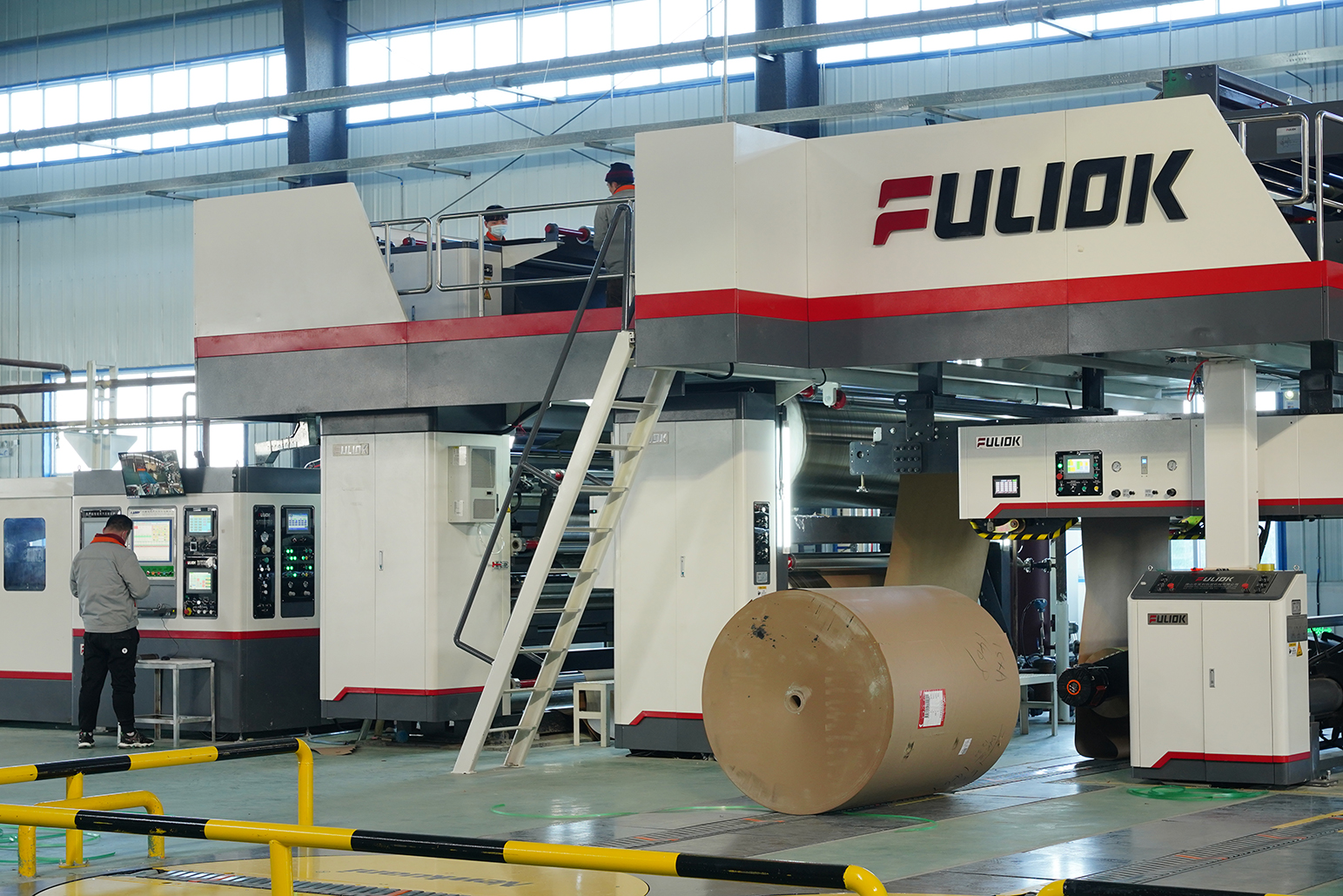 Corrugated Cardboard Factory in operation