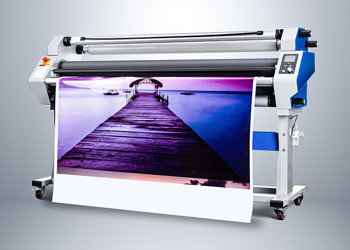 Hot roll laminator in production environment