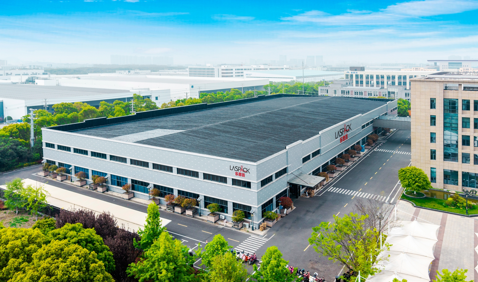 Laspack Factory Exterior