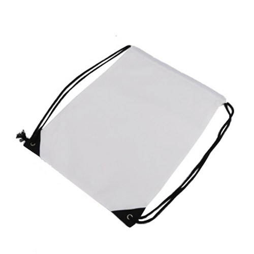 Tote Canvas Drawstring Black Shopping Bags