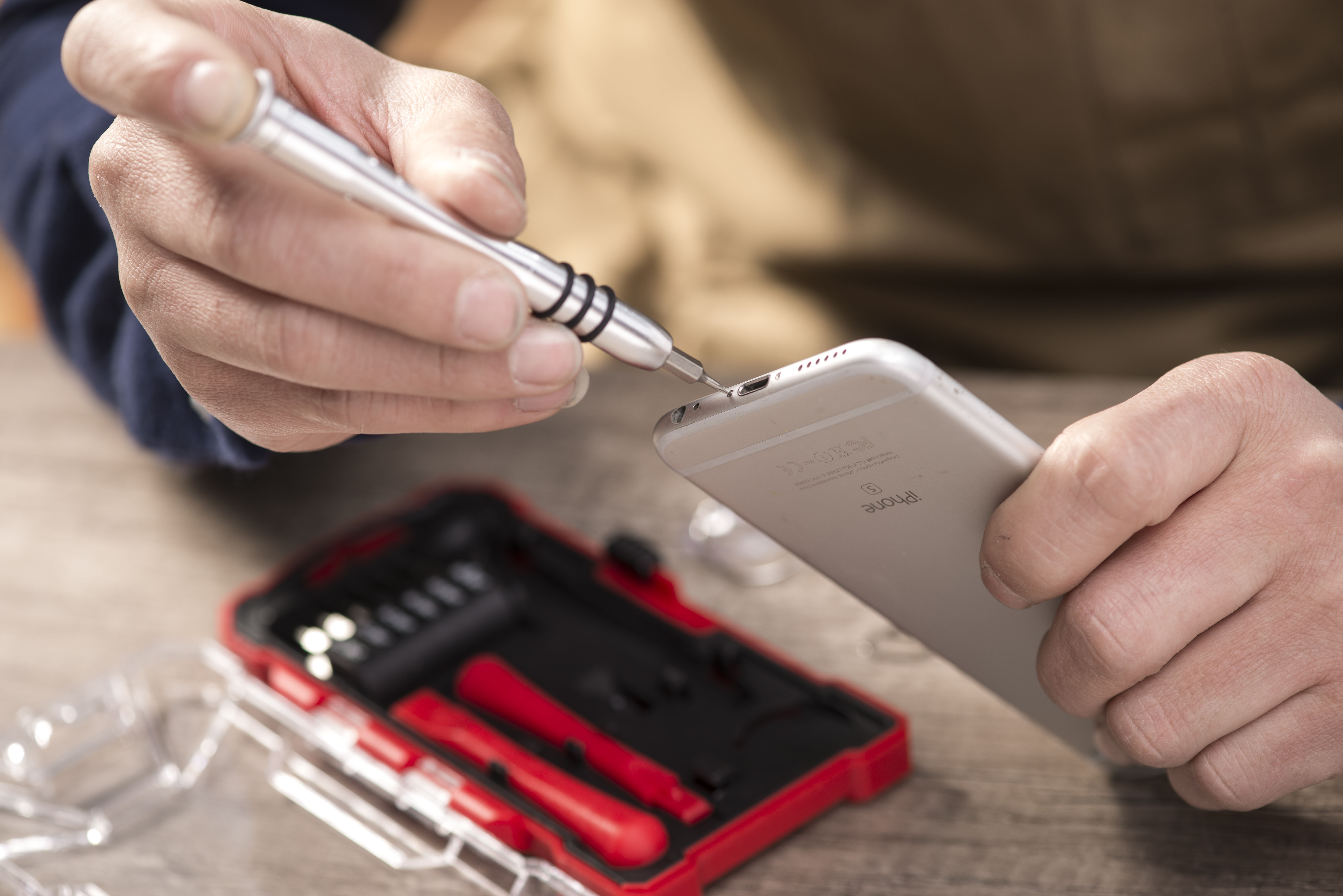 Precision screwdriver set used for small fastener work in electronics and instrument repair