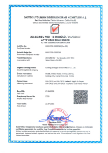 EU Type Examination Certificate (MID Module B)