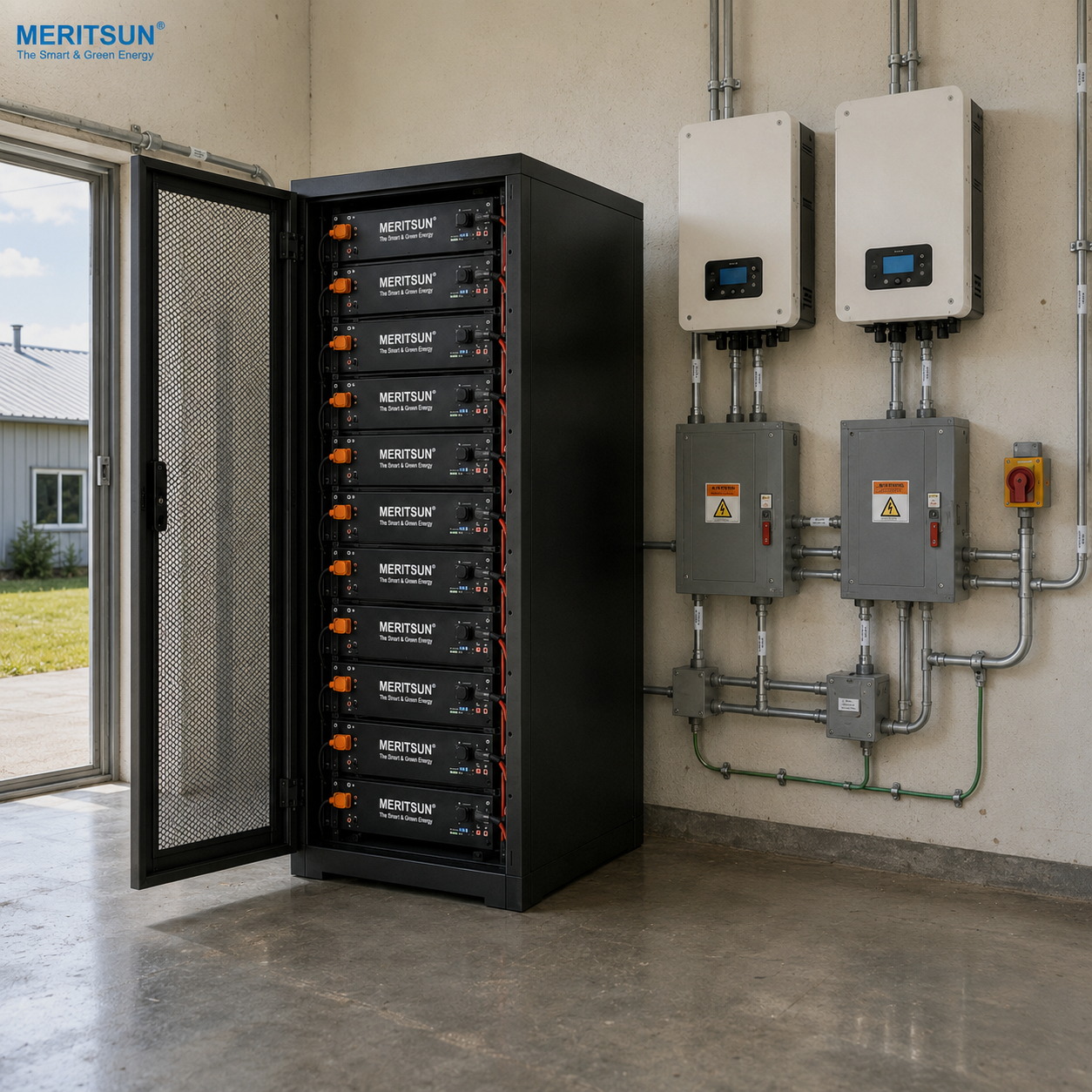 MERITSUN 100kWh commercial energy storage system