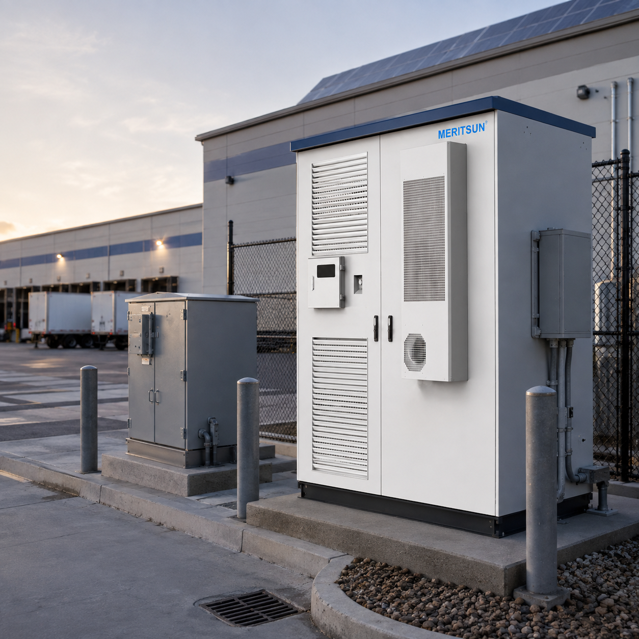 MERITSUN MBox200 outdoor commercial battery cabinet reference design