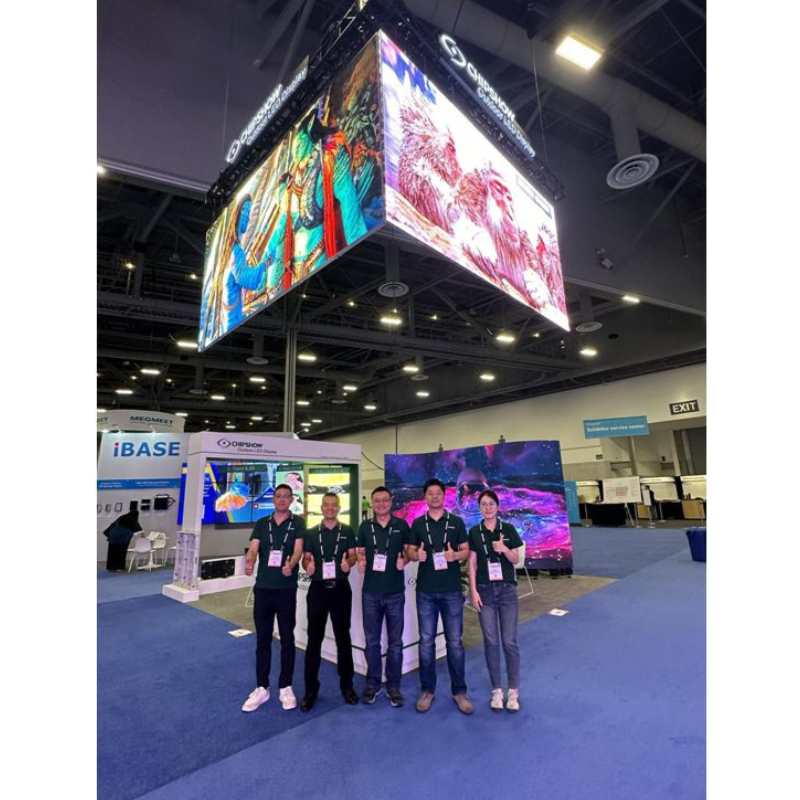 Chipshow stood out at the exhibition with its excellent product strength and innovation and made a shocking performance