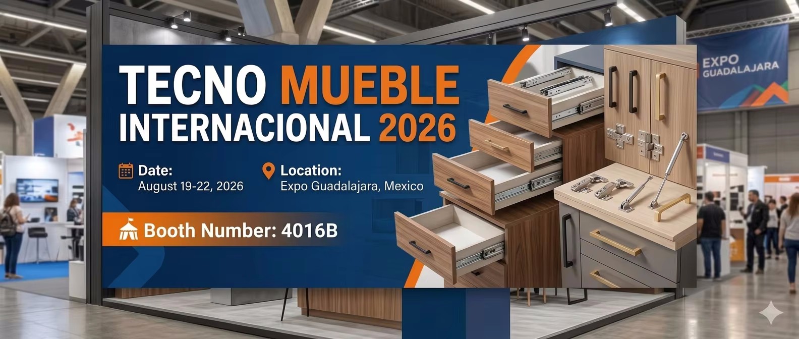 TECNO MUEBLE INTERNACIONAL 2026
📅 Date: August 19-22, 2026
📍 Location: Expo Guadalajara, Mexico
🎪 Booth Number: 904