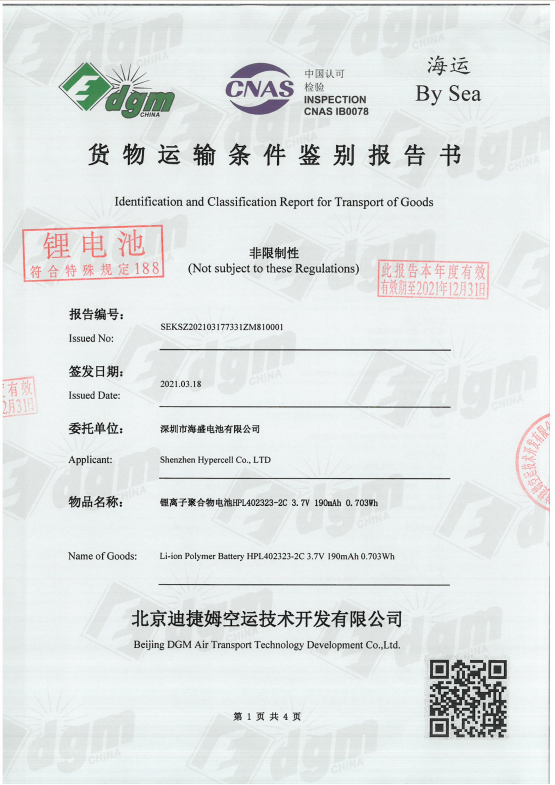 Sea Transport Classification Report