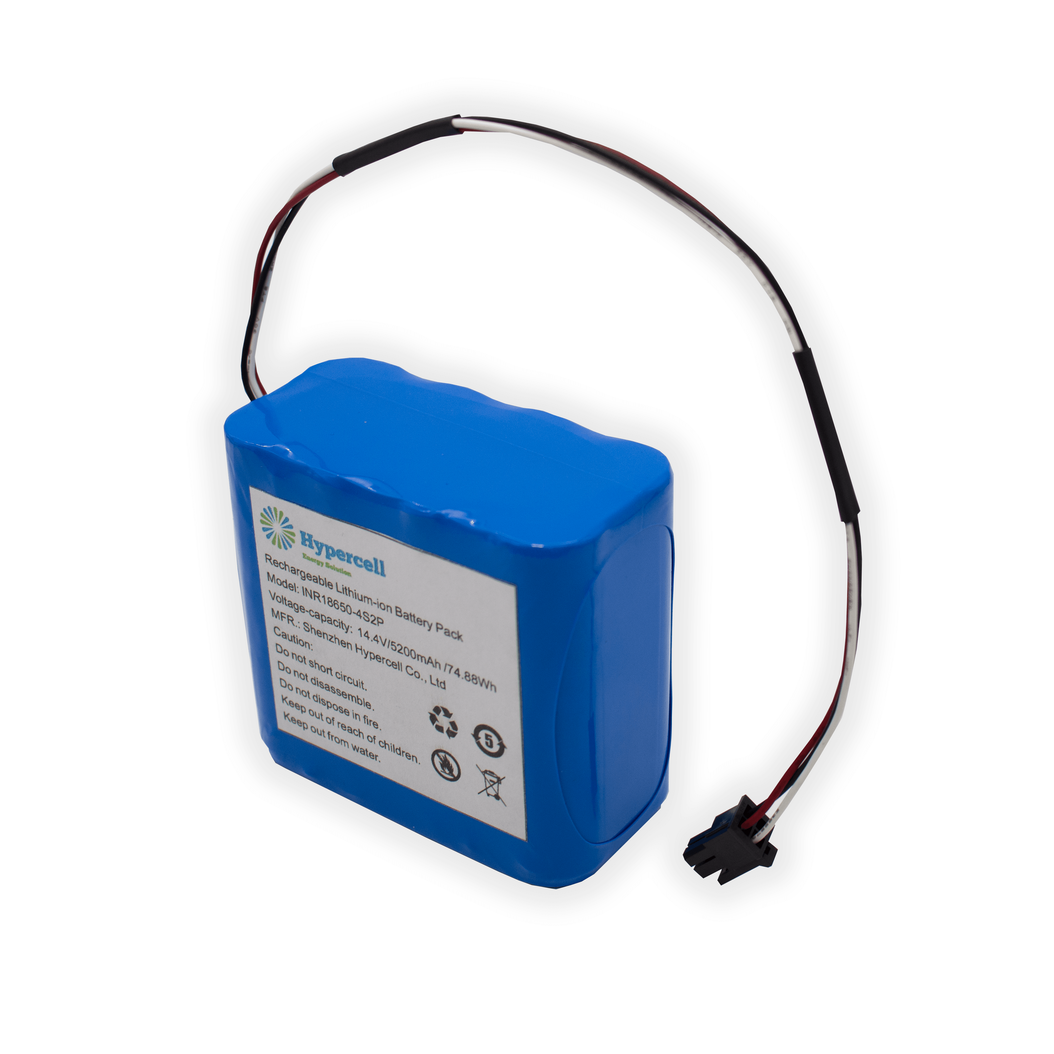 INR18650-4S2P Battery Pack