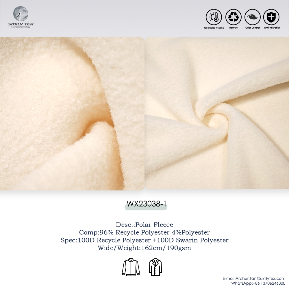 Swarin® WX23038-1 Light Beige Antibacterial Odor Control Yarn