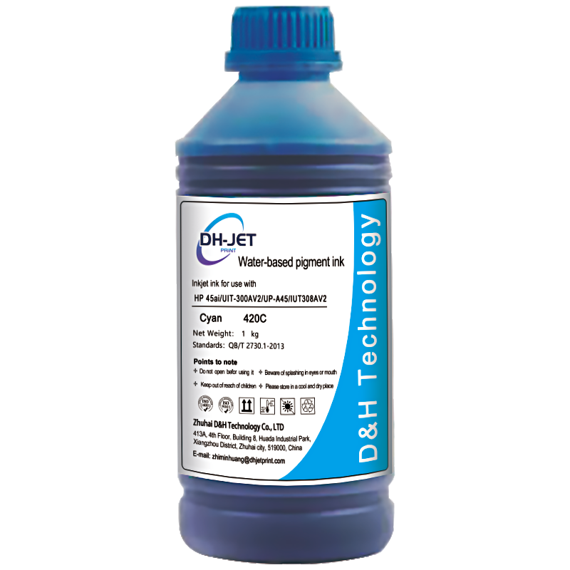 Water-based Cyan pingment  ink DH- 420C 1000ML