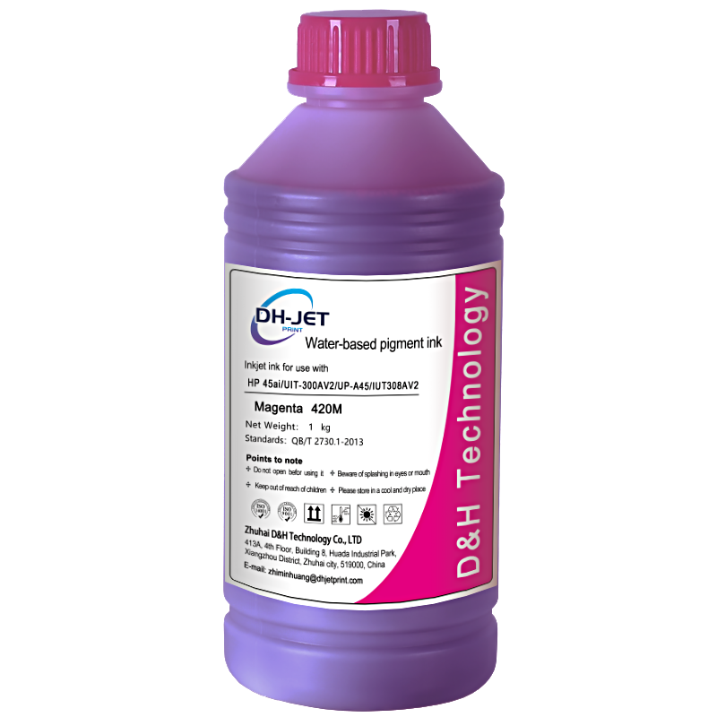 Water-based Magenta pingment  ink DH- 420M 1000ML