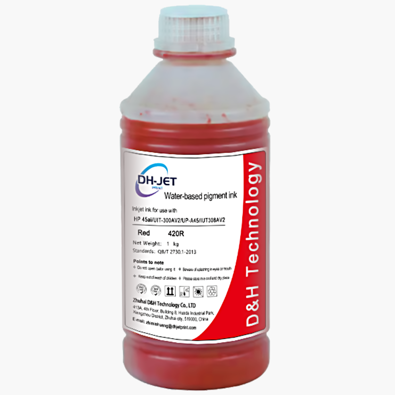 Water-based Red pingment  ink DH- 420R 1000ML