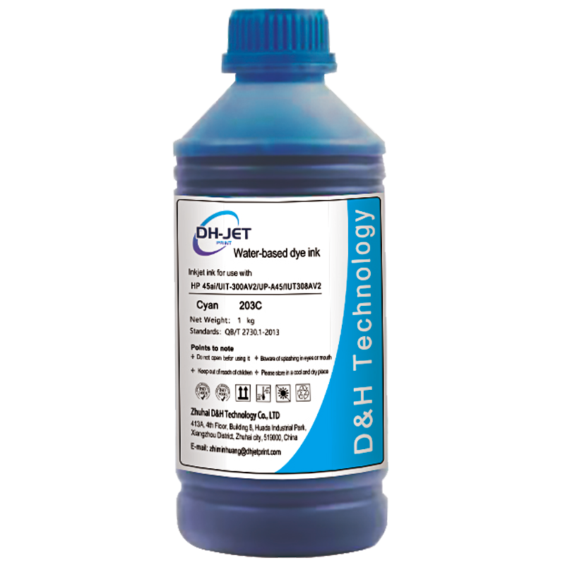 Water-based Cyan dye   ink DH- 203C 1000ML