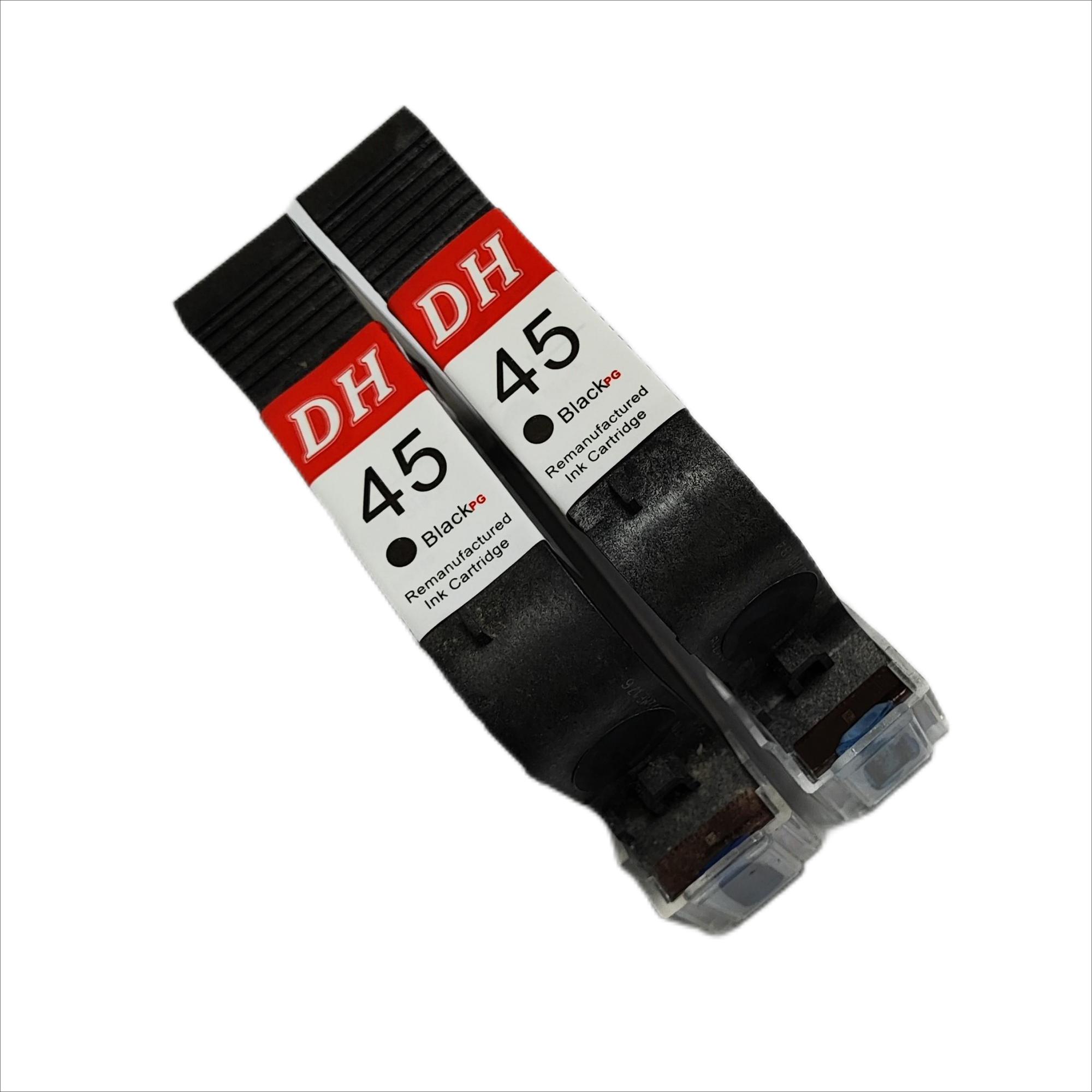 Remanufacturing 45A water-based pigment black ink cartridges