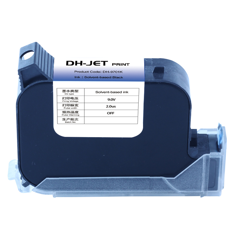 TIJ IUT-300S  Half an inch Solvent quick drying black ink cartridge 