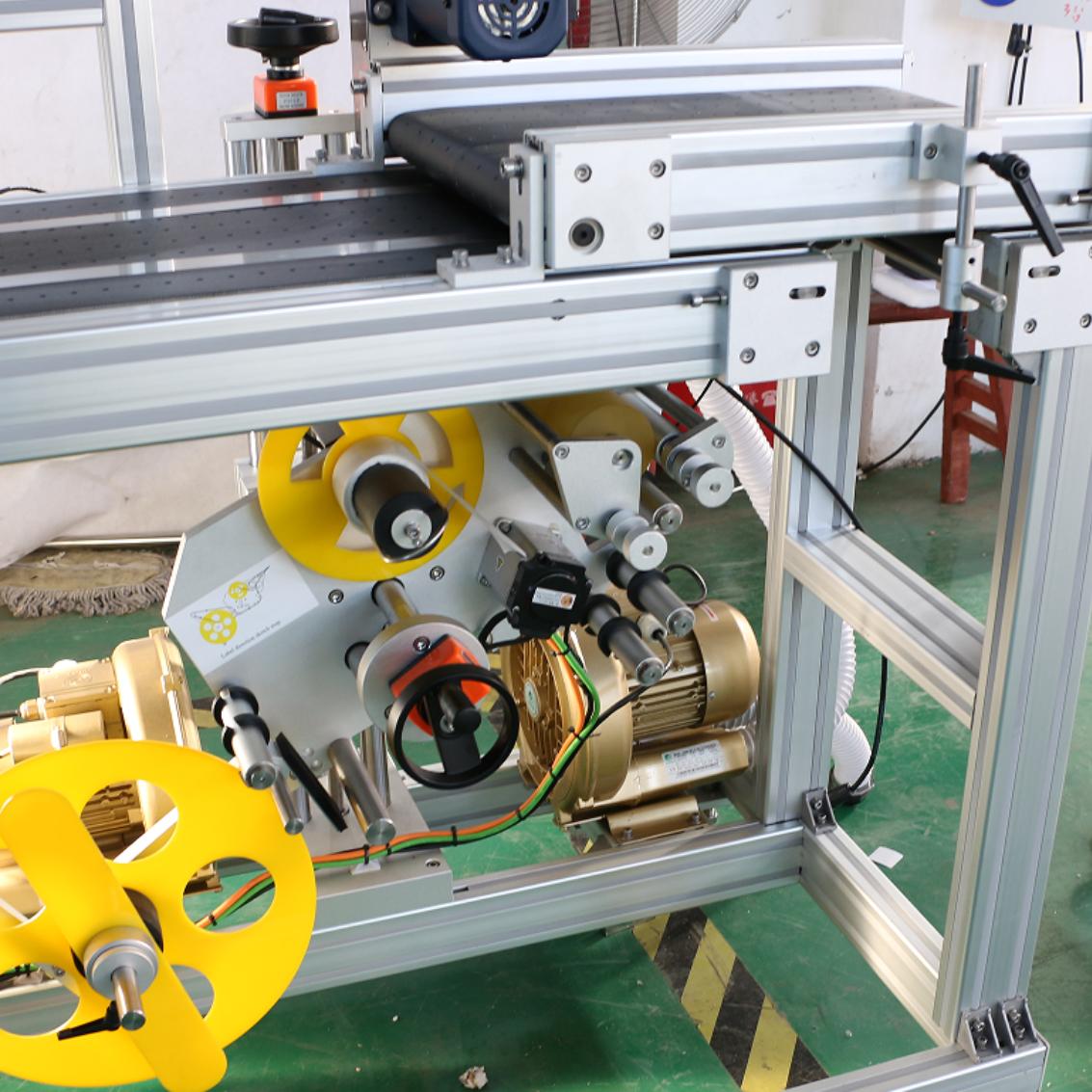 Empty Bag Box Top Bottom Labeling machine