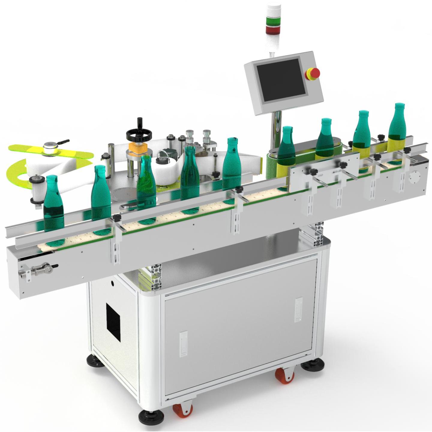 round bottle labeling machine 