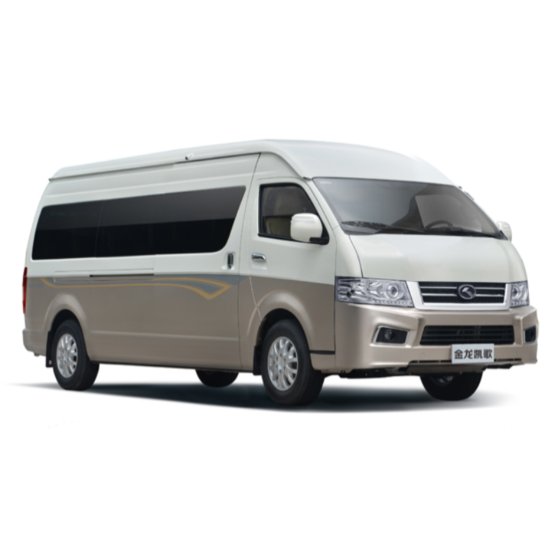 The King Long KAIGEL is a spacious 17-21 seater commercial bus offering both gasoline and diesel engine options (2.776L SC28R150.1Q6). Equipped with a 6-speed manual gearbox, 70L fuel tank, and modern features such as Electronic Brake Force Distribution (EBD), electric windows, and a large-screen radio. Perfect for business use with a robust design and reliable performance.