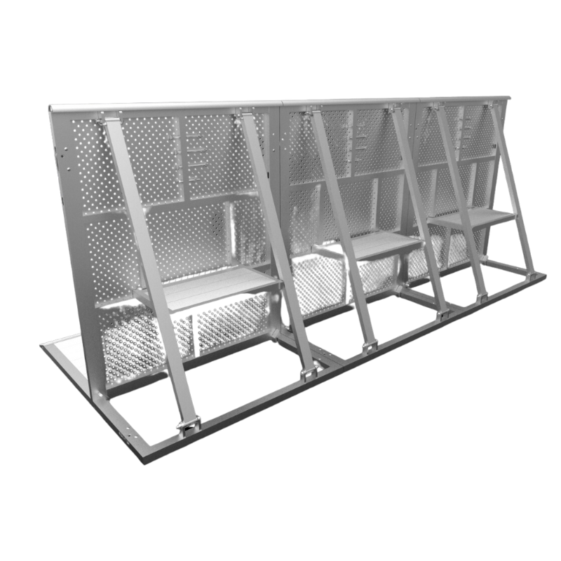 ALUMINIUM STAGE BARRIER STRAIGHT SECTION