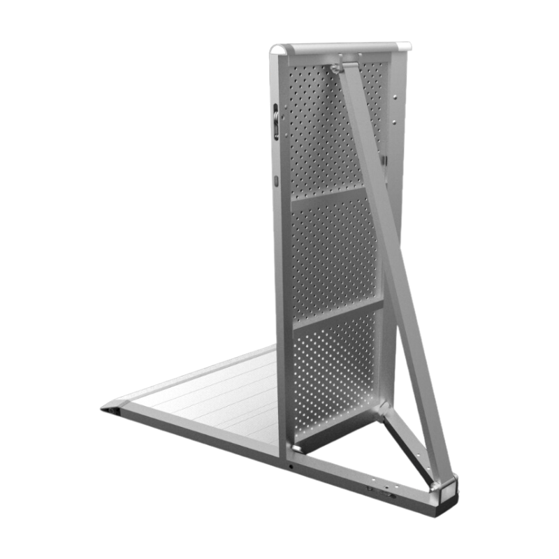 ALUMINIUM STAGE BARRIER 45° CORNER 3