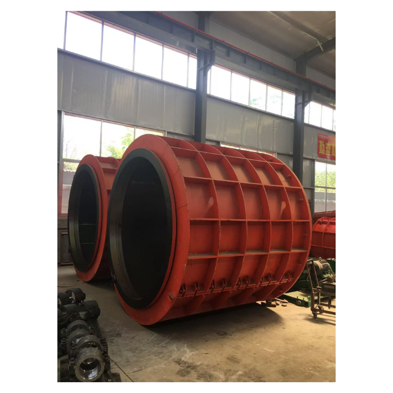 Suspension roller type concrete pipeline equipment