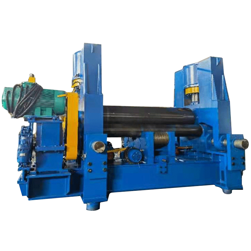 Heavy duty plate 3 rollers hydraulic steel plate rolling machine iron metal round bending machine