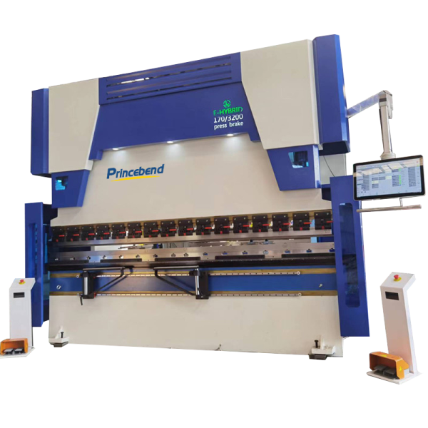 CNC Servo hydraulic Press Brake WE67K With 8-AXIS for Y1Y2 , X1 ,X2, R1, R2 ,71,22-axis with Crowning