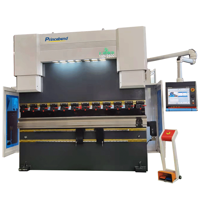 170T2500 DA69T 3D cnc Hybrid synchronous sheet metal pressbrake bending machine 8+1 Axis