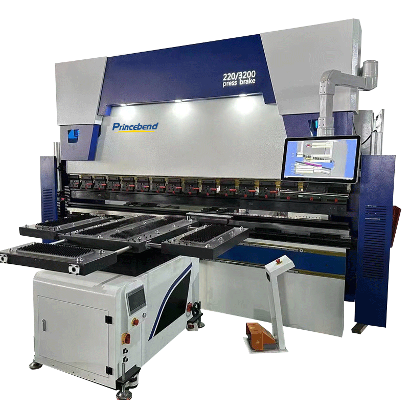 8+1 axis CNC Hydraulic Press Brake Delem DA69T CNC System with Y1 Y2 X1 X2 R1 R2Z1 72 axis +V Crowning