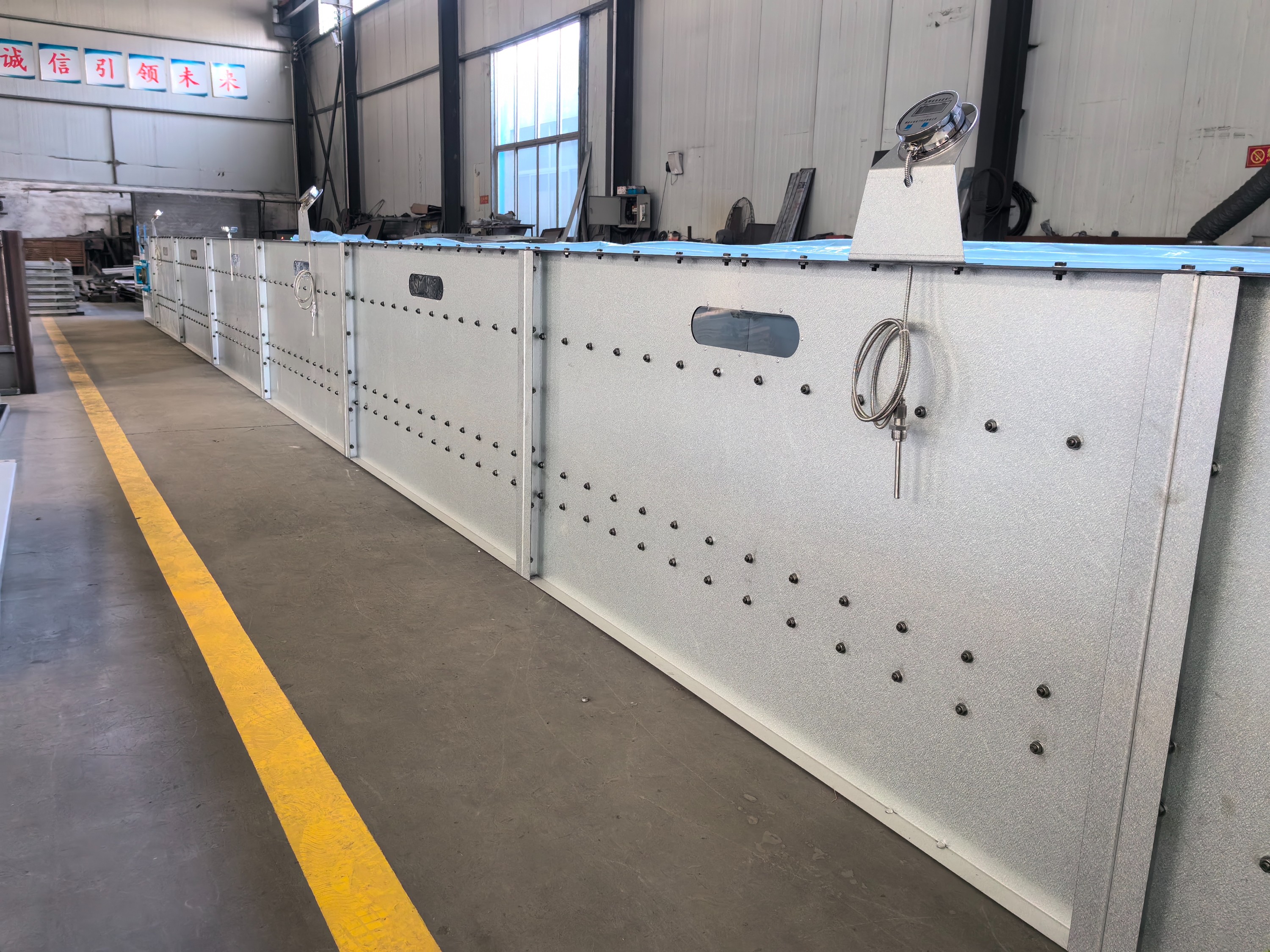 Drying & cooling  tunnel