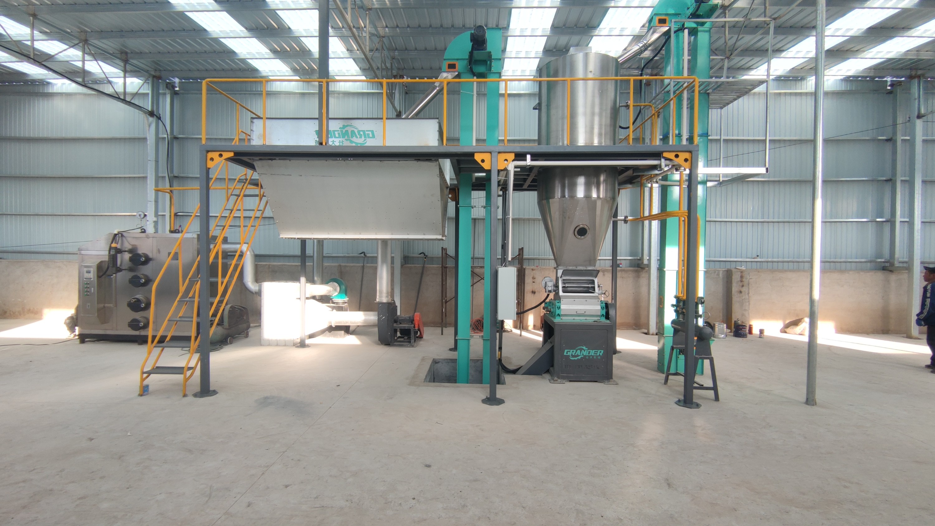 Ranch self-used steam flaking systems