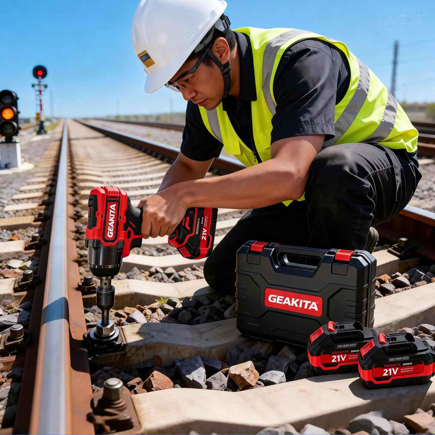 Geakita tools in railway maintenance