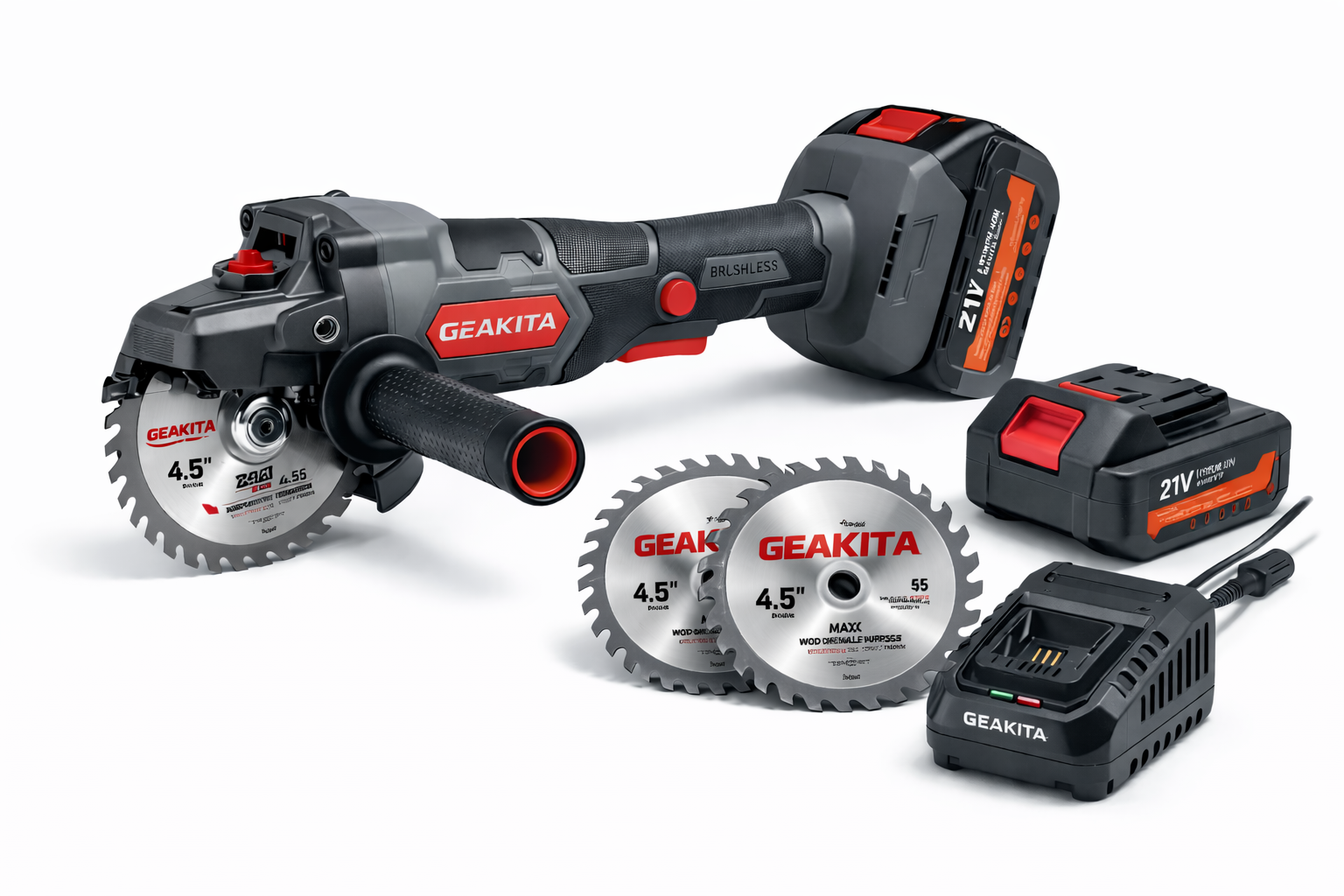 Gearpioneer GJM01 Brushless Angle Grinder