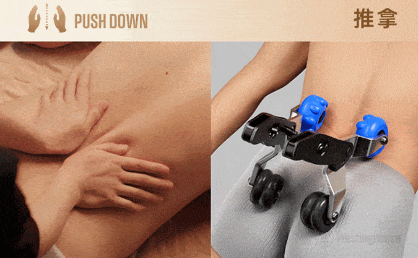 3D rolling massage technique