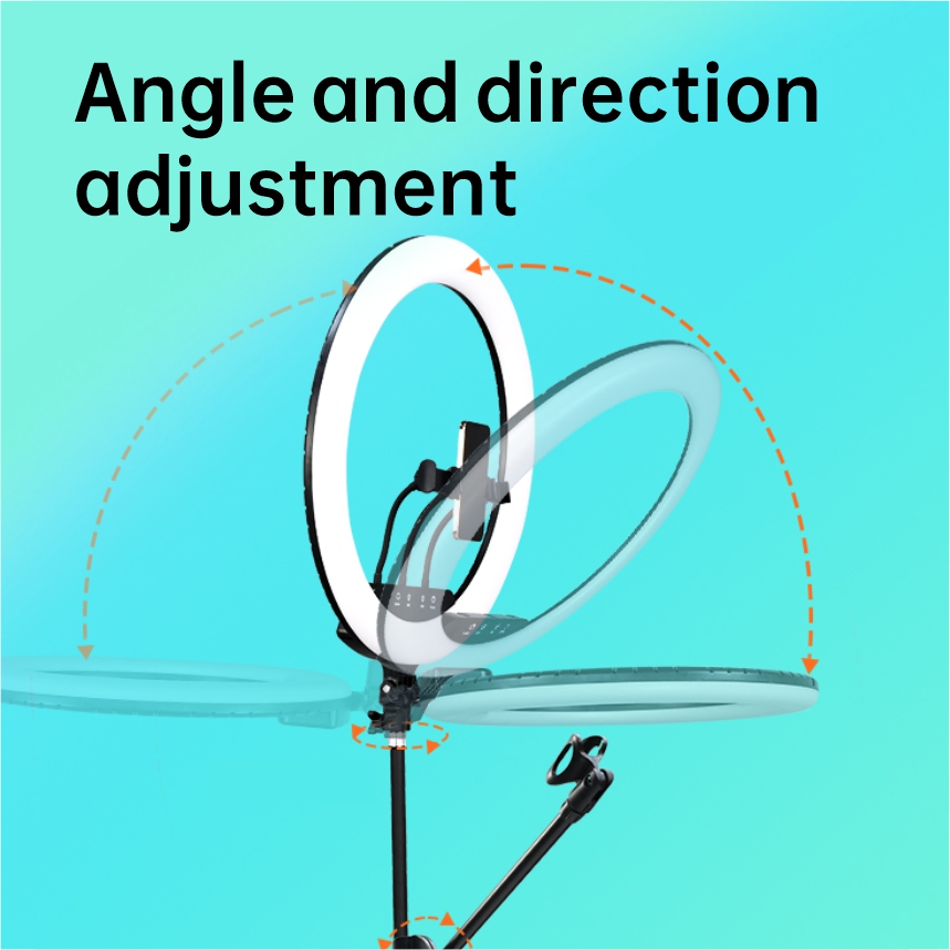 LS450, 2900K-7000K, 18-inch, live stream ring light, continuous LED light