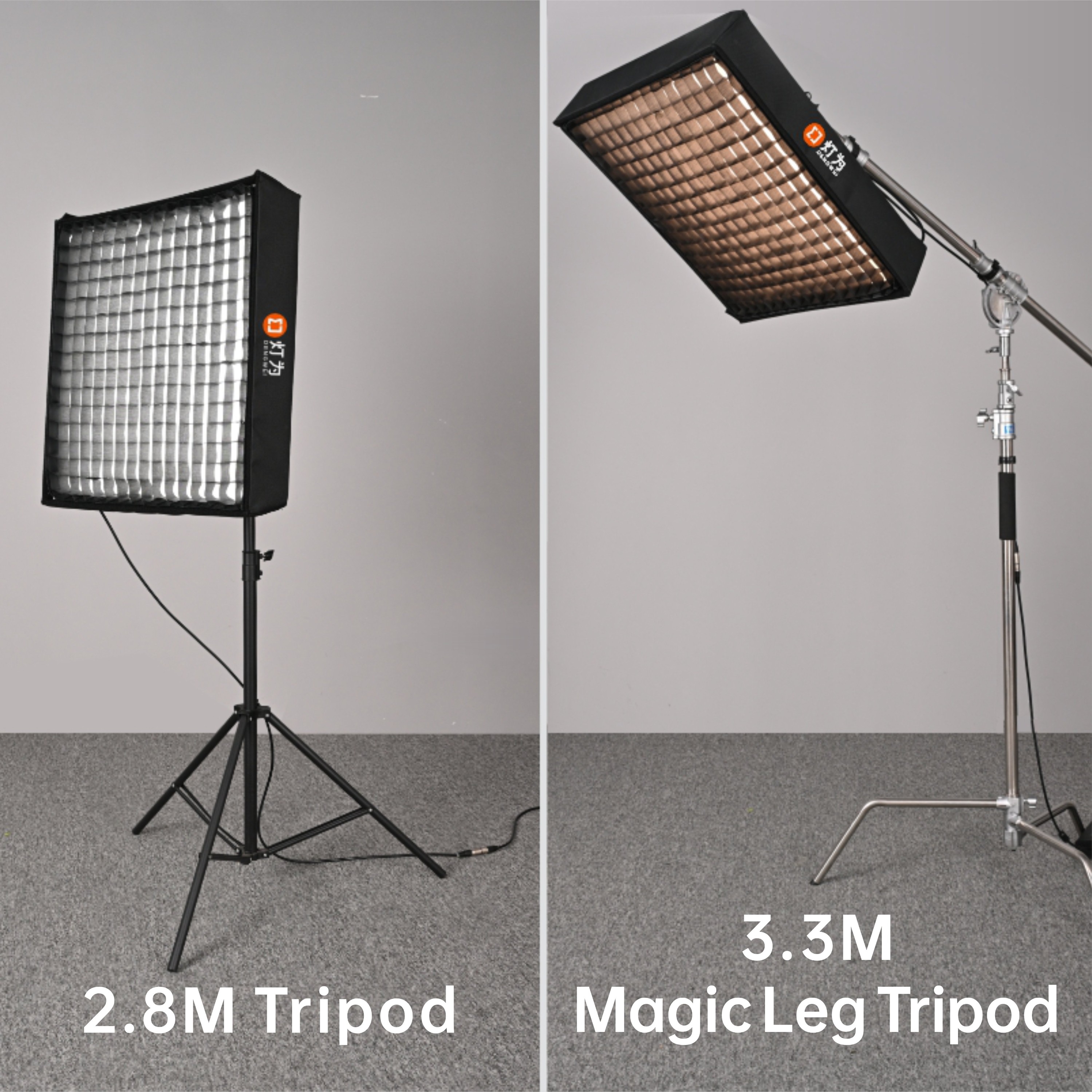 FP150S, 2700K-6500K, rollable cloth lamp, continuous LED light