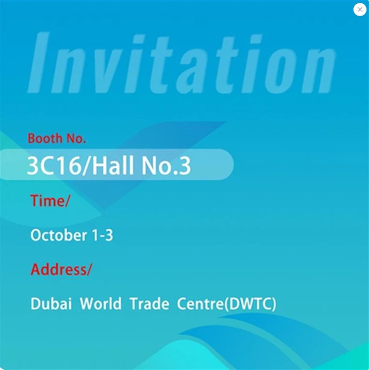October 1-3 | Suzhou Proshare Sincerely Invite You To Meet The 26th Dubai WETEX Exhibition!