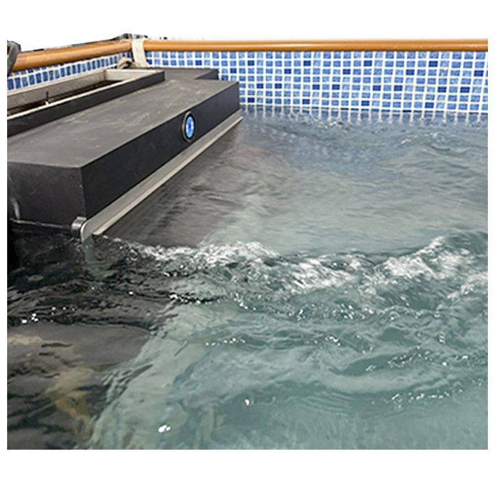 Durable stainless steel 12 stalls swim current machine with 4 motors