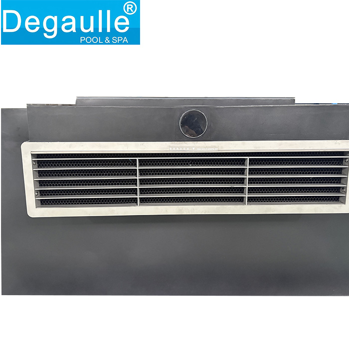 Durable stainless steel 12 stalls swim current machine with 4 motors